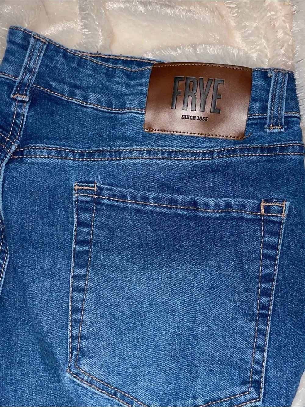 Frye Women's Straight-Leg‎ Jeans in Deep Blue